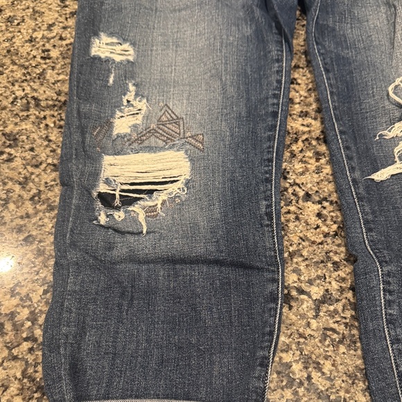 Rock & Republic destroyed boyfriend cut jeans jeans size 14 - Picture 6 of 9